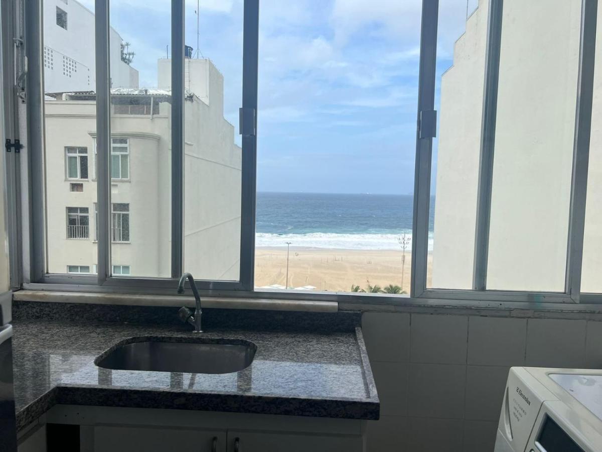 Deslumbrante Vista Mar Na Praia De Copacabana Leilighet Rio de Janeiro Eksteriør bilde